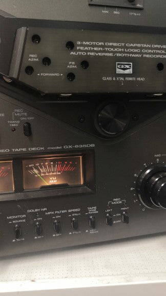 Beschreibung der Reparatur Akai GX-635D Reel-to-Reel-Recorder