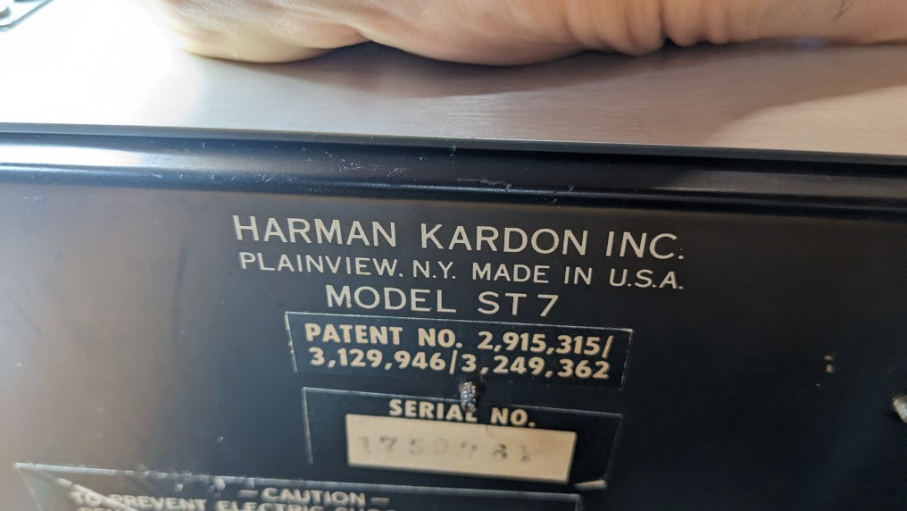 Reparaturbericht Plattenspieler Harman/Kardon Rabco ST-7
