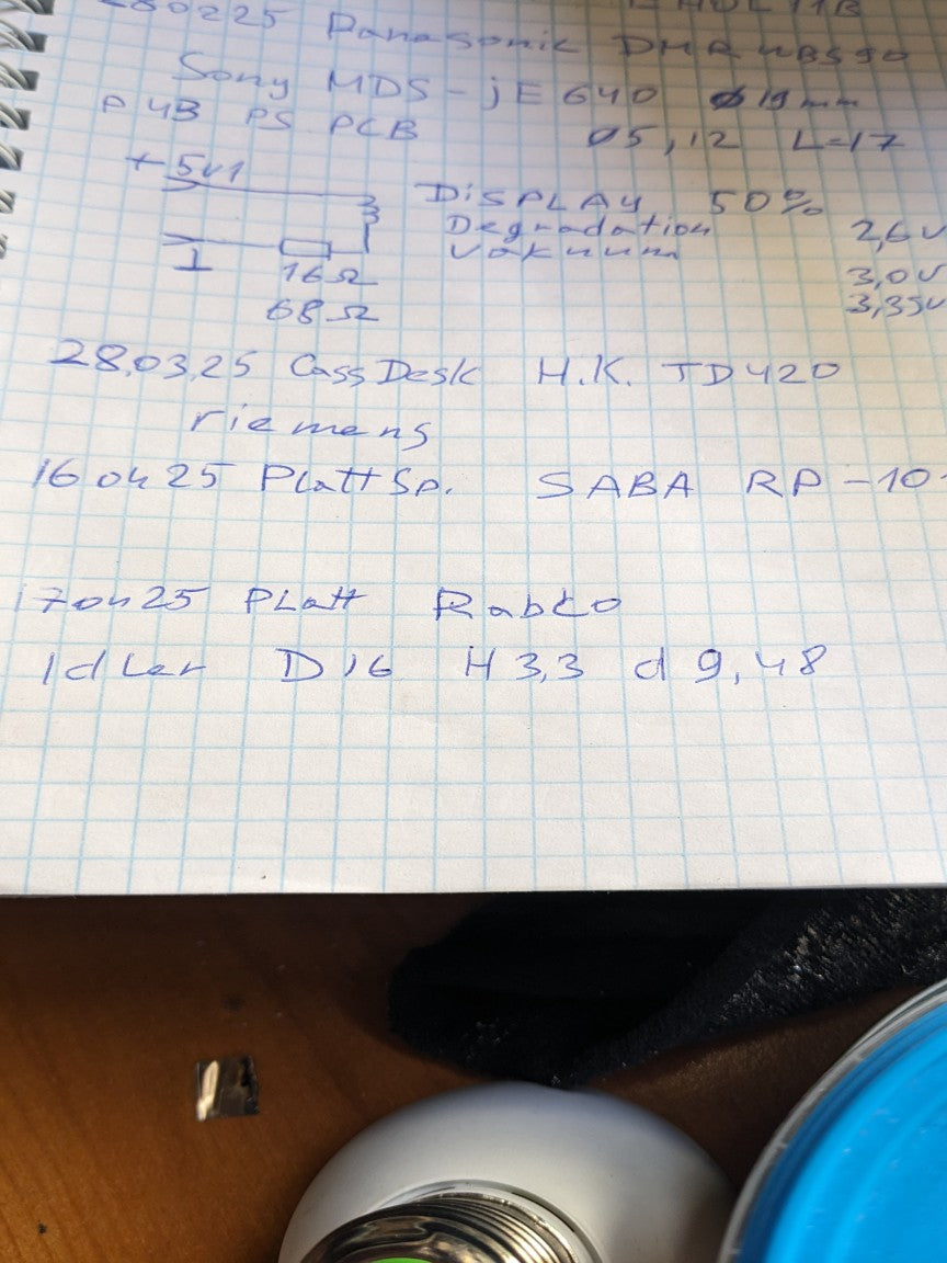 Reparaturbericht Plattenspieler Harman/Kardon Rabco ST-7